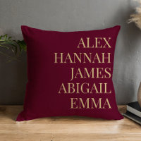Modern Elegant Kids Names Personalised Family
