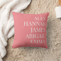 Modern Elegant Kids Names Personalised Family