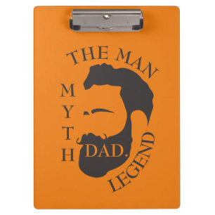 Modern Elegant Legendary Dad Father's Day Clipboard