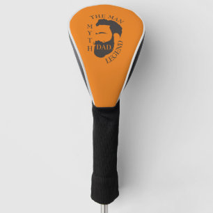 Modern Elegant Legendary Dad Father's Day Golf Head Cover