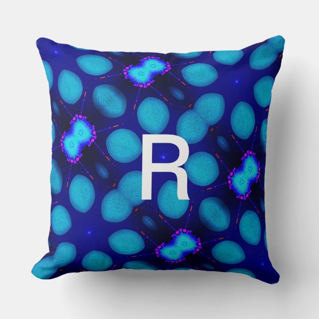 Modern_Elegant_LIGHT STAR_BLUE_GIFT_NICE Cushion (Front)