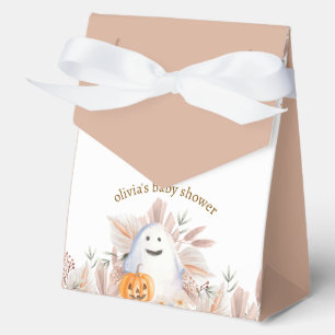 Modern Elegant Little Boo Boho Ghost Baby Shower  Favour Box