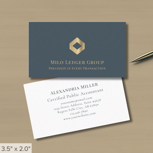 Modern Elegant Luxury Logo Business Card (Creator Uploaded)