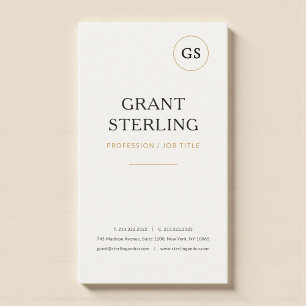 Modern Elegant Luxury Minimalist Professional Business Card