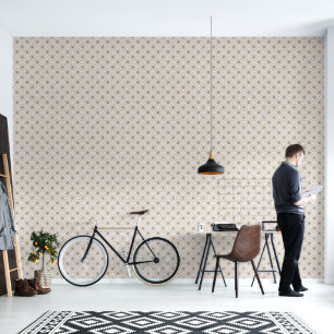 Modern Elegant Mandala Flower Bohemian Pattern Wallpaper