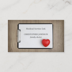 Modern Elegant Medical Doctor Healthcare Business Card