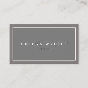 Modern Elegant Minimalist Business Card