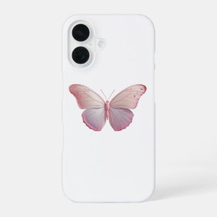 Modern elegant minimalist Butterfly Art iPhone 16 Case