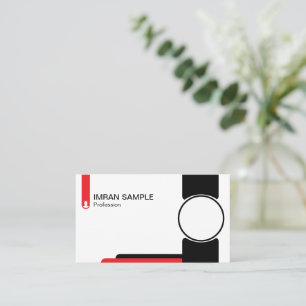 Modern Elegant Minimalist Design Trendy Plain Busi Business Card