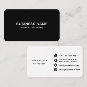 Modern Elegant Minimalist Professional Business Card
