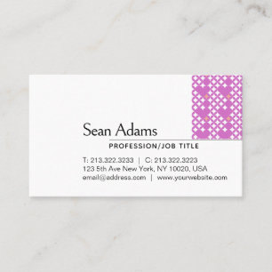 Modern Elegant Minimalist Professional Custom Business Card