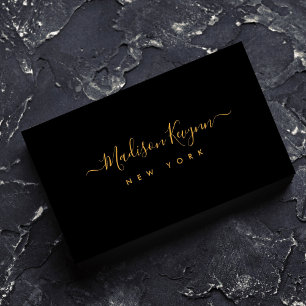 Modern Elegant Minimalist Professional Plain  Business Card