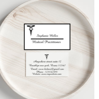 Modern Elegant Minimalist Professional plan Business Card