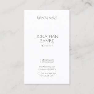 Modern Elegant Minimalist Professional Template Business Card