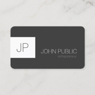 Modern Elegant Minimalist Rounded Corners Business Card