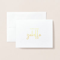 Modern Elegant Minimalist Script Name A Note From