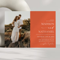 Modern Elegant Minimalist Verona Sunset Wedding
