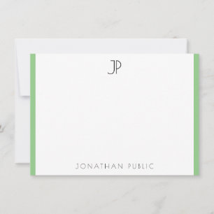 Modern Elegant Monogram Trendy Clean Template