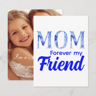 Modern Elegant Mother’s Day Forever Friend Card