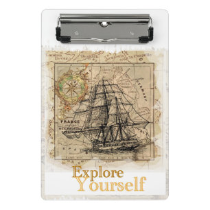 Modern Elegant Motivational Inspirational Quote Mini Clipboard