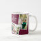 Modern elegant multi photo family purple gif coffe