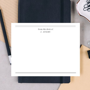 Modern Elegant Navy Blue Card