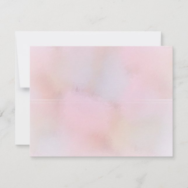 Modern Elegant Pastel Colours Blank Template (Front)