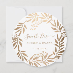 Modern Elegant Personalised Gold Monogram