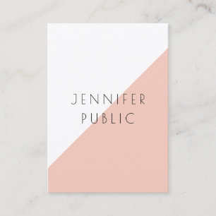 Modern Elegant Personalised Minimalistic Template Business Card