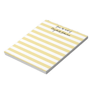 Modern Elegant Personalised School Teachers Name Notepad