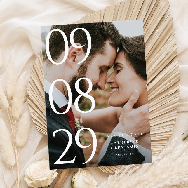 Modern Elegant Photo Wedding Save The Date (Creator Uploaded)