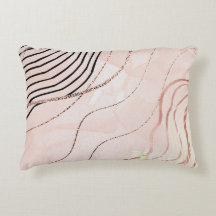 Modern Elegant Pink Bohemian Rose Gold