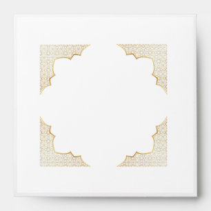 Modern Elegant Pink Floral Islamic Muslim  Envelope