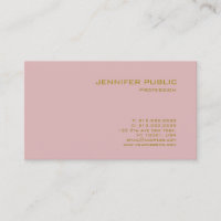 Modern Elegant Pink Gold Luxury Elite Template