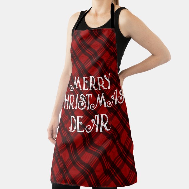Modern & Elegant Plaid Apron (Insitu)