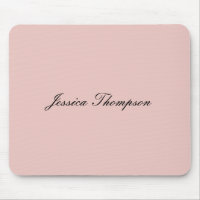 Modern Elegant Plain Name Professional Rose Gold