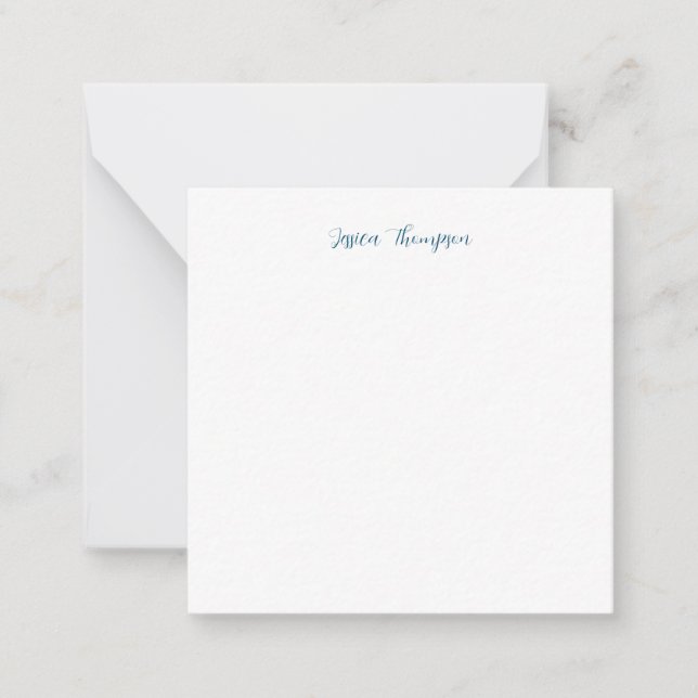Modern Elegant Plain Simple Professional Card (Front)