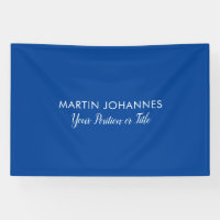 Modern Elegant Plain Stylish Blue Minimalist