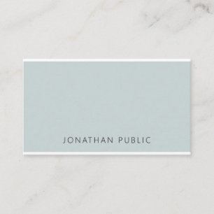 Modern Elegant Professional Blue Green Template Business Card