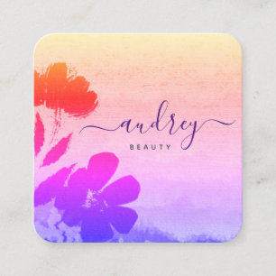 modern elegant professional ceo,stylish chic trend square business card