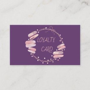 Modern Elegant Professional  Hearts Loyalty Card