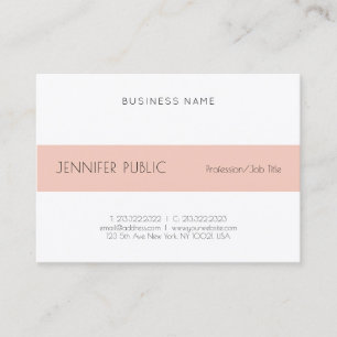 Modern Elegant Professional Minimalist Template Business Card