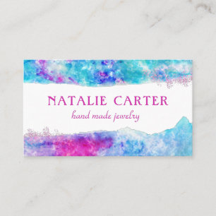 Modern Elegant Professional Nebula Business Card