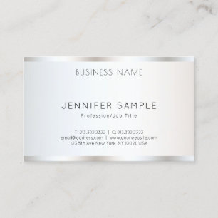 Modern Elegant Professional Simple Template Business Card