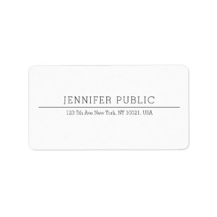 Modern Elegant Professional Template Minimalist Label