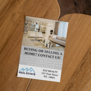 Modern Elegant Real Estate Agent Realty Photo Flyer