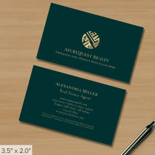 Modern Elegant Real Estate Business Cards