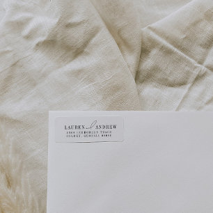 Modern Elegant Return Address Labels