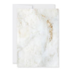 Modern Elegant Rings with Roses Wedding Invitation