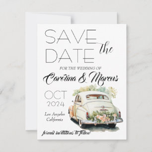 Modern Elegant Save the Date Wedding Invitation